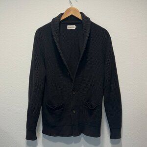 Taylor Stitch Crawford Cardigan Sweater in Charcoal - M - 40